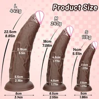 Dildo For Women Vagina Anal Plug Erotic Sex Toys Strapon Dildo Realistic Silicone Soft Penis with Suction Cup Adult Masturbator - Image 2