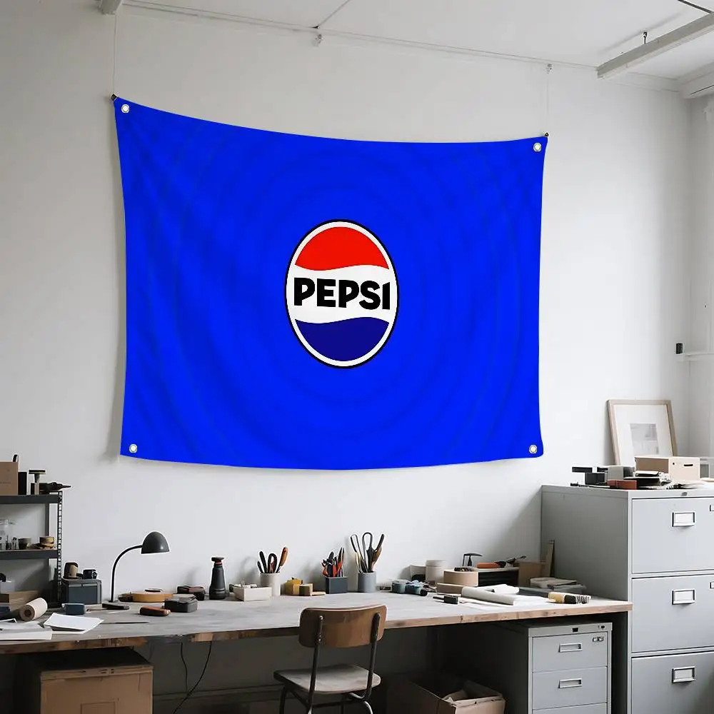 الرجعية I-Pepsi-S العلم أعلام غرفة ديكور الديكورات في الهواء الطلق عناصر شخصية أعلام لغرف النوم المنزل مضحك