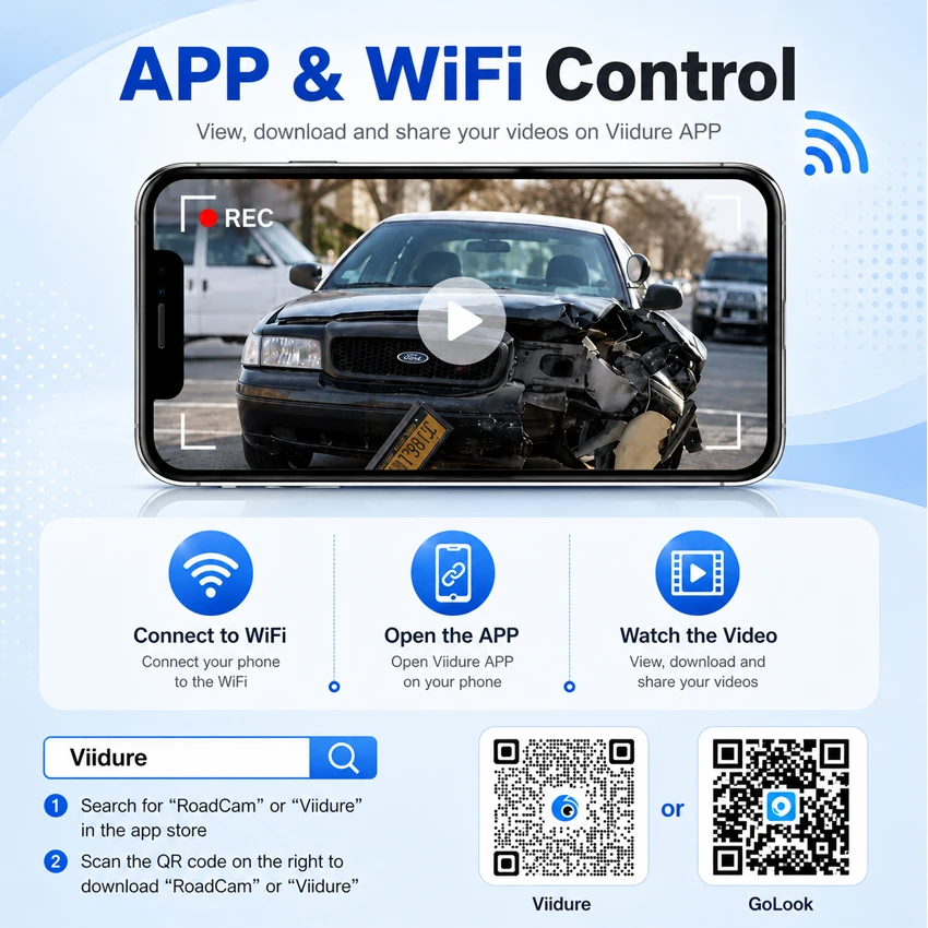 Car DVR 4K Dash Cam for Toyota C-HR CHR 2023 2022 2021 Wifi Video Recorder, Plug and play Dashcam Camera,Accessories for CHR