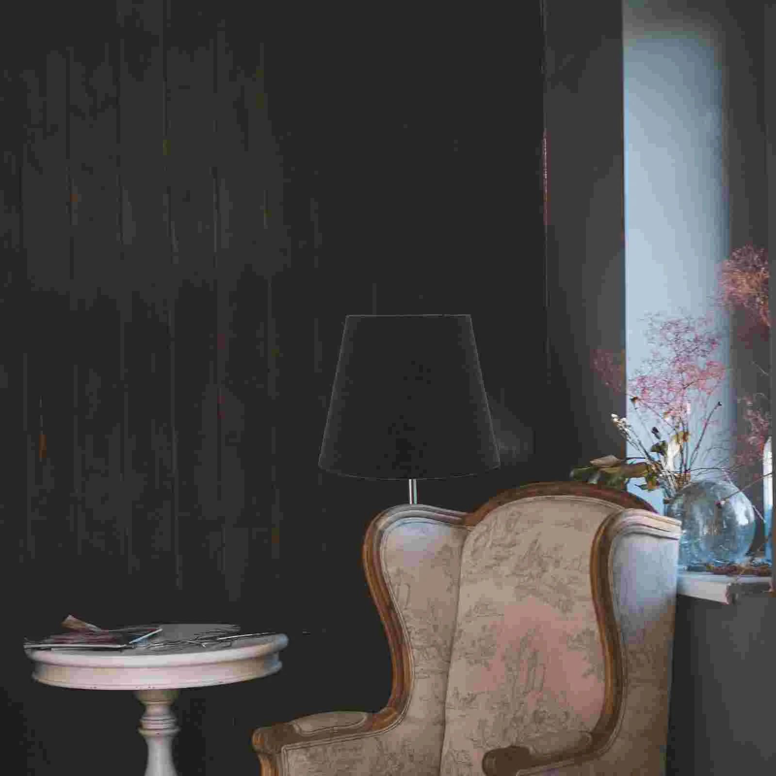 North European Style Fabric Lamp Shades E14 Cone Shape Table Lampshade Dustproof Lightweight Home Office Decor