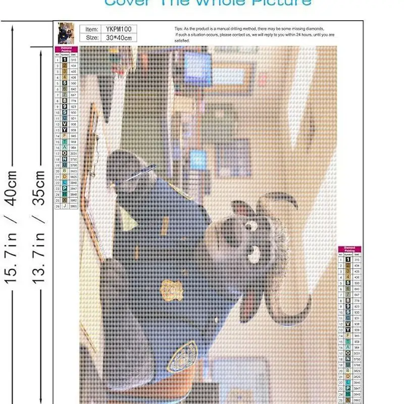 1 قطعة ديزني Zootopia ضابط Bogo 5D الماس طقم الطلاء ، DIY بها بنفسك الحفر الكامل الكرتون الشرطة الجاموس الحيوان كريستال حجر الراين الفن Se