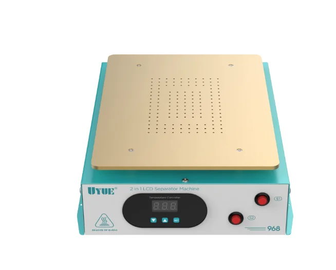UYUE968 15 inches Build-in Air Dual Pump Vacuum Pump LCD Separator Screen Repair For IPad/ Tablet Repair Machine Kit