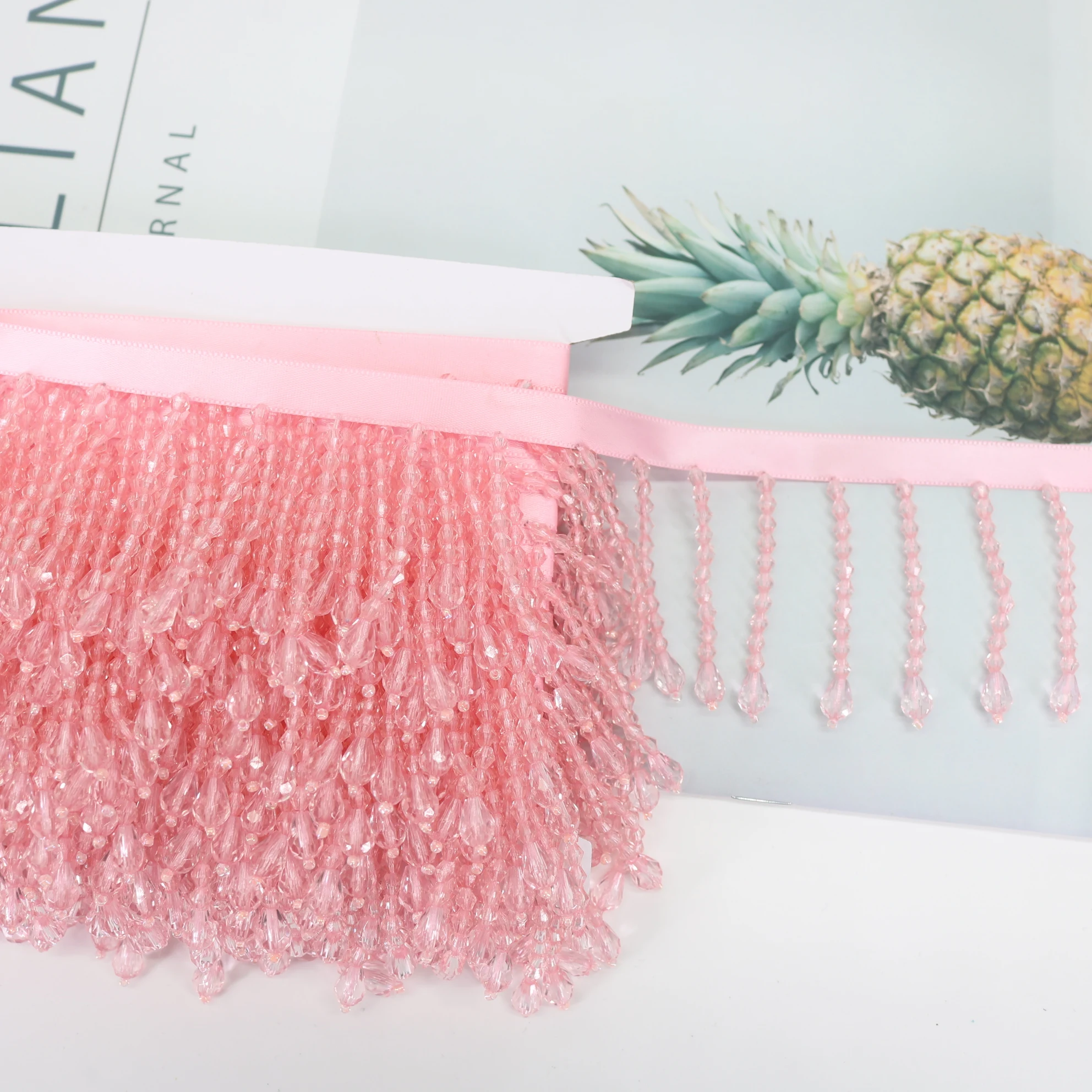 10 야드 6cm 와이드 페르시 프린지 패브릭 술 트림 Tassels 레이스 의류 바느질 장식 액세서리 장식 브러시 DIY