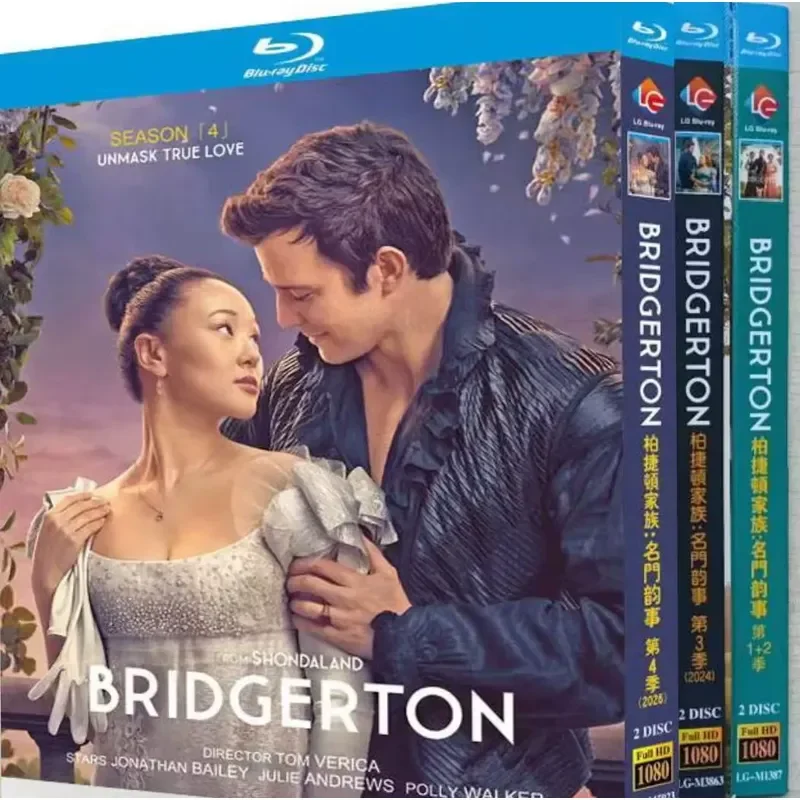 Bridgerton Family Famous Affair Season 1-4 Blu-ray Disc Brand New Unopened Box
