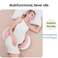 Pregnancy Waist Support Pillow for Sleeping - Pregnancy Pillow for Sleeping: Luxury Faux Fur Maternity Pillow 2