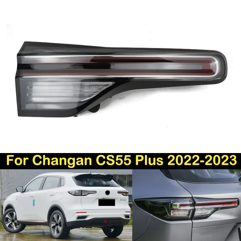 DECHO LED Taillight For Changan CS55 Plus 2022-2023 Brake Light Rear bumper taillamps tail light Assembly