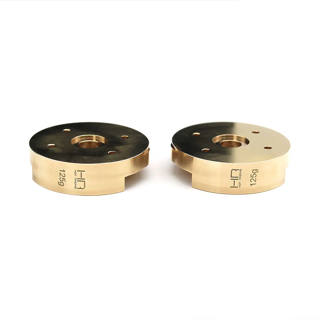 HR Axial 1:8 AXP8 copper front wheel hub counterweight Single side 125g+43g (one pair)