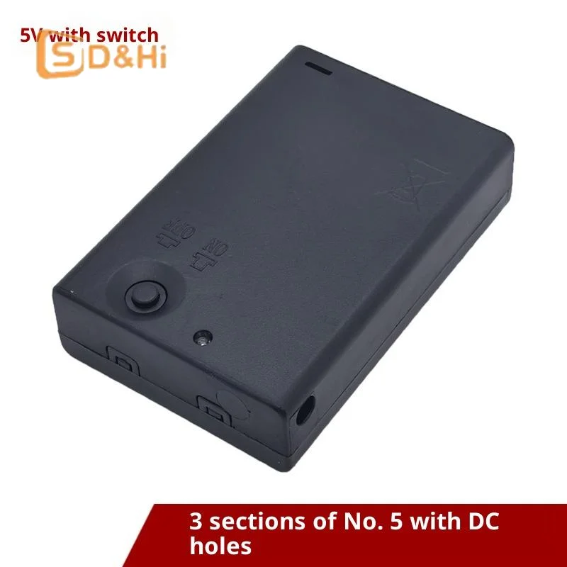 1 قطعة حامل بطارية AA بلاستيكي 3AA 5 فولت صندوق بطارية مع مفتاح علبة بطارية AA مع خط أو مع ملحقات USB/خط ذاتية الصنع