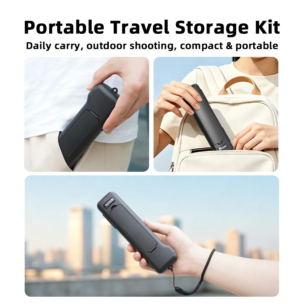 BRDRC Pocket 4 Aufbewahrungskoffer, Schutzhülle, Hartschalenkoffer für DJI OSMO Pocket 4 Zubehör, kratzfeste tragbare Box – Detail 10