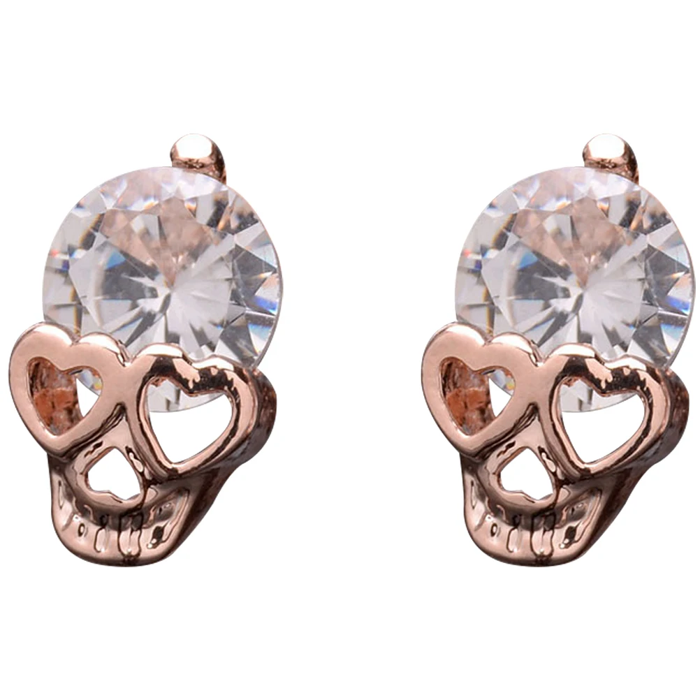 

European and American Skull Earrings Miss Goth Jewelry for Women Alloy