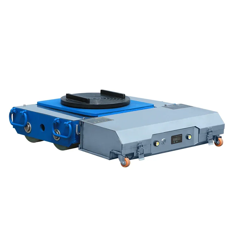 

Remote controlled electric universal rotation straight ahead tractor for heavy-duty electric heavy object handling