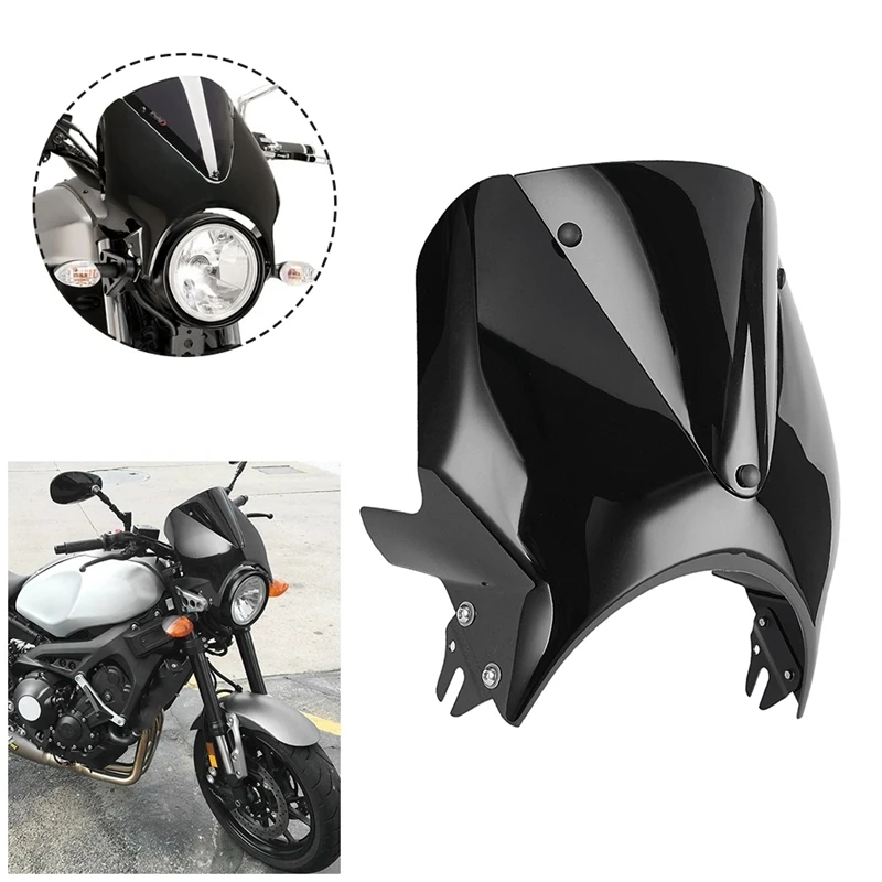 

Motorcycle Windscreen Windshield For Yamaha XSR700 18-20 XSR900 16-20 Wind Deflector