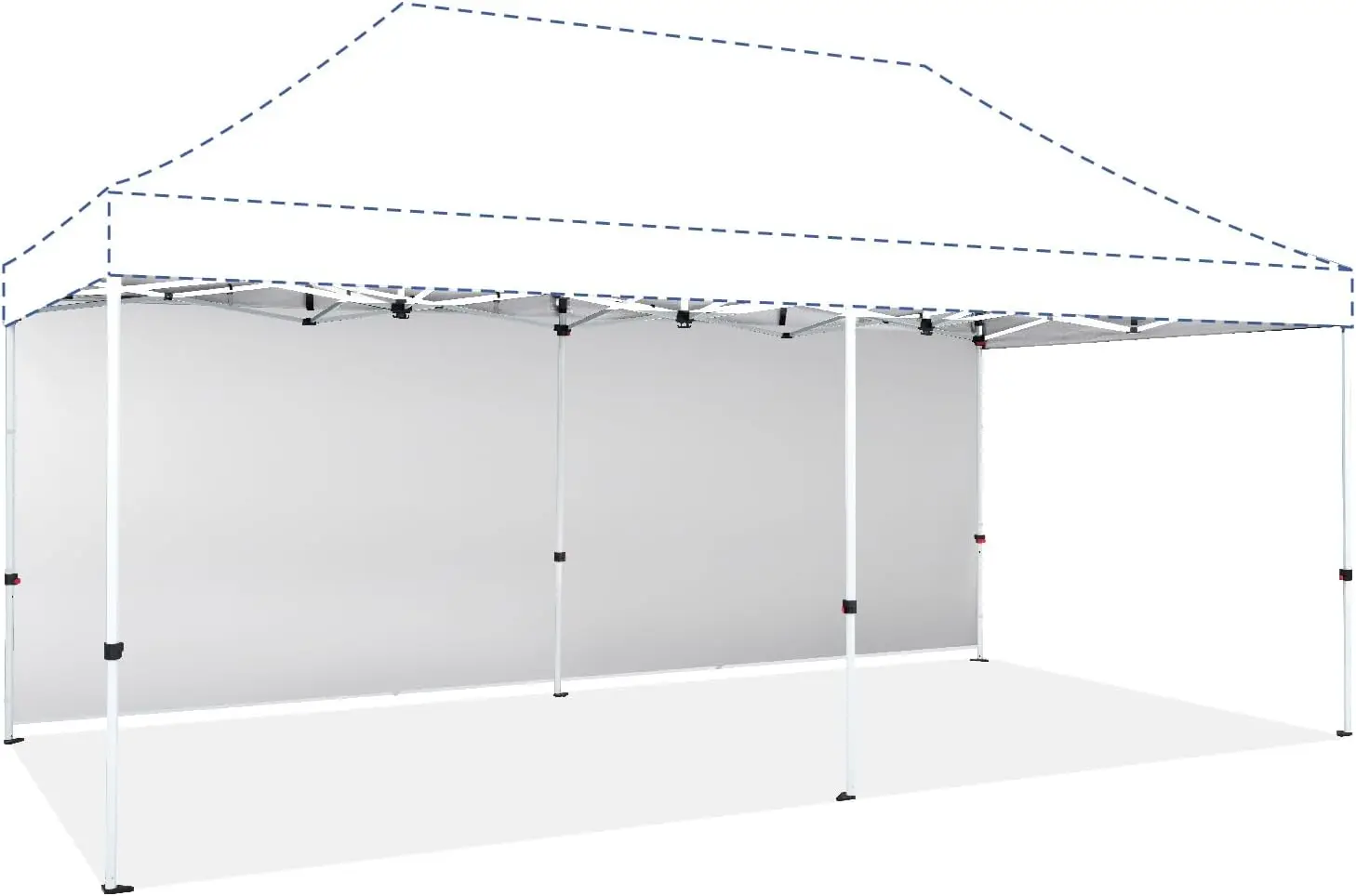 

Боковая стенка SunWall с серебряным покрытием для палатки-шатра 10x20, 1 шт., только боковая стенка с серебряным покрытием (1 шт., белая)