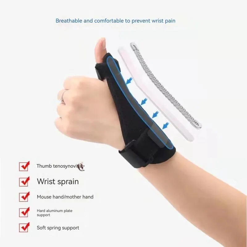 Wrist Guards Thumb Guards Hand Support Support Thumb Guards Sprain Steel Plate Protection Thumb Guards