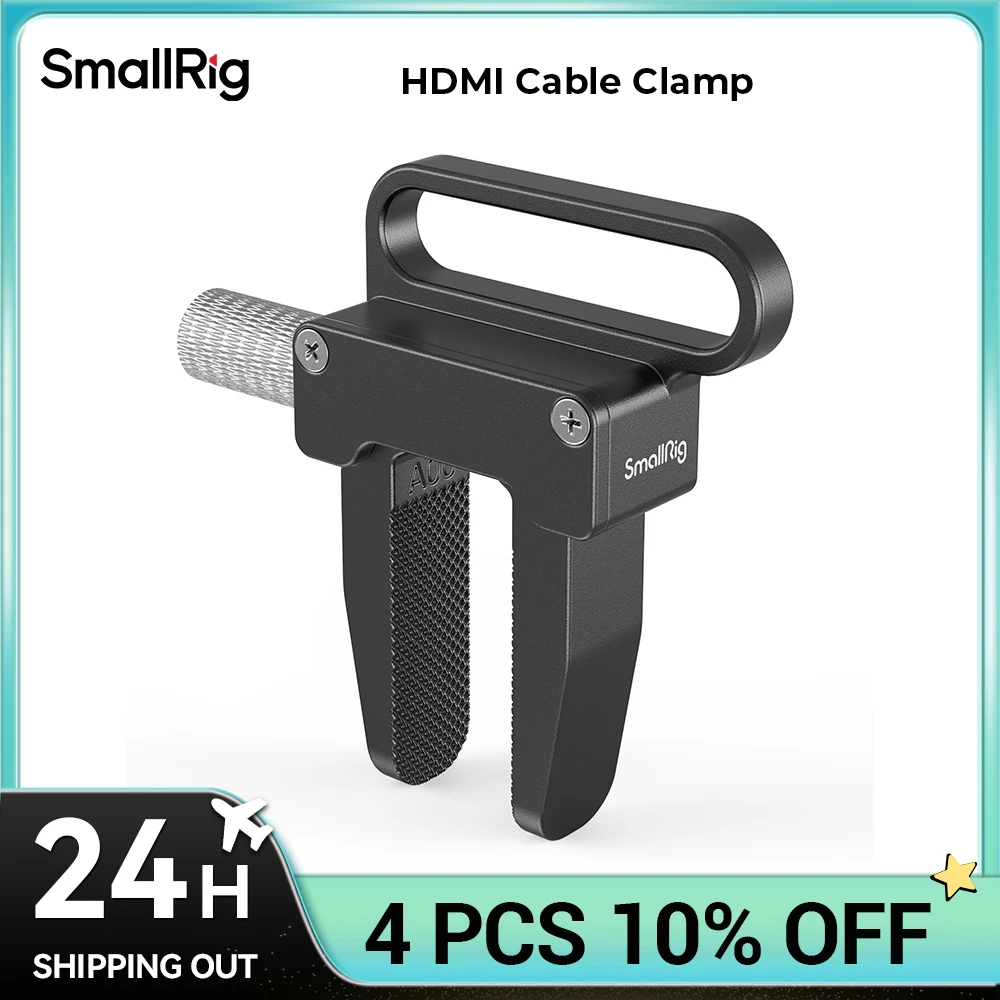 SmallRig HDMI Cable Clamp for Sony for Canon for FUJIFILM for Nikon for Panasonic Camera Cage 3637