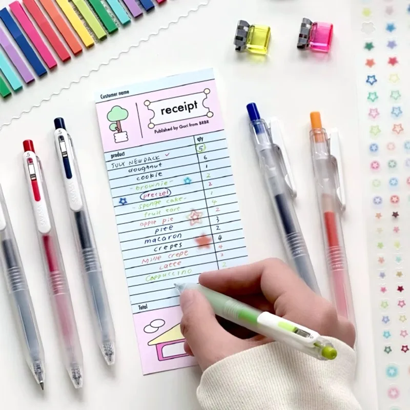 زيبرا الملونة هلام القلم SARASA كليب البرد متجمد برميل عالية السعة سريعة الجافة السلس أقلام حبر جاف المجلات لوازم الكتابة