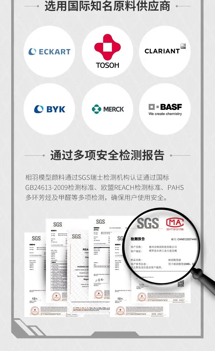 Oil-based Paint Transparent Colorless Fluorescent Series MP06-MP11 Handheld Military Model