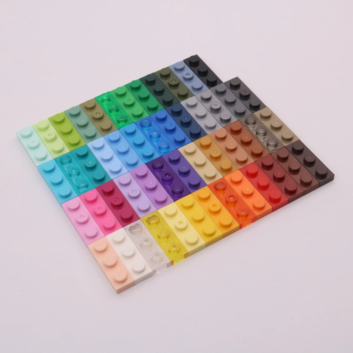 【100+ Pieces】 Compatible with 3623 Small Particle Technology Building Blocks. MOC Parts and Accessories. 1X3 Base Board.
