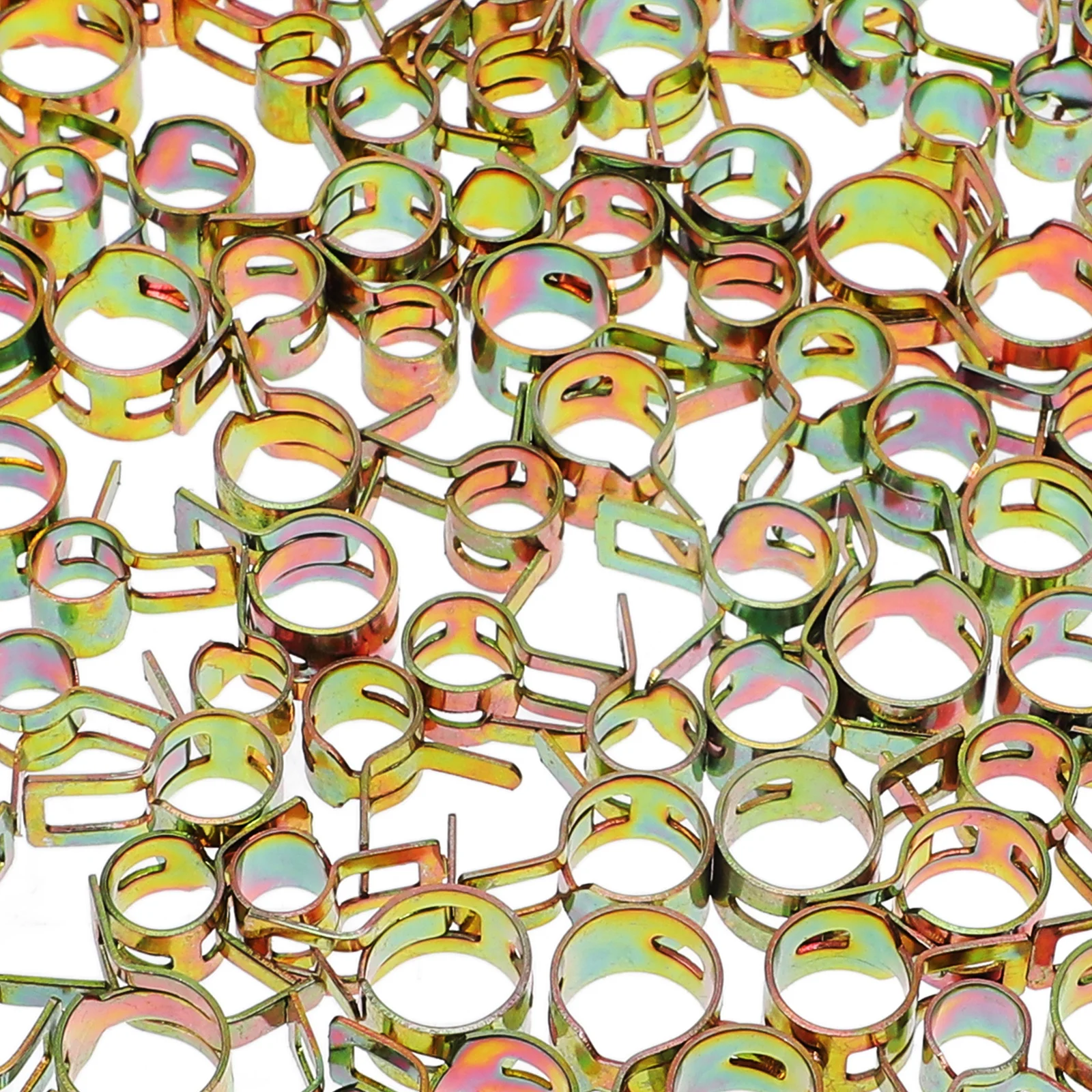 

125Pcs Oil Tube Hoop Set Sturdy Tubing Clamps for Automotive Fuel Hose Oil Line Secure Connection Easy Install Clamp Kit