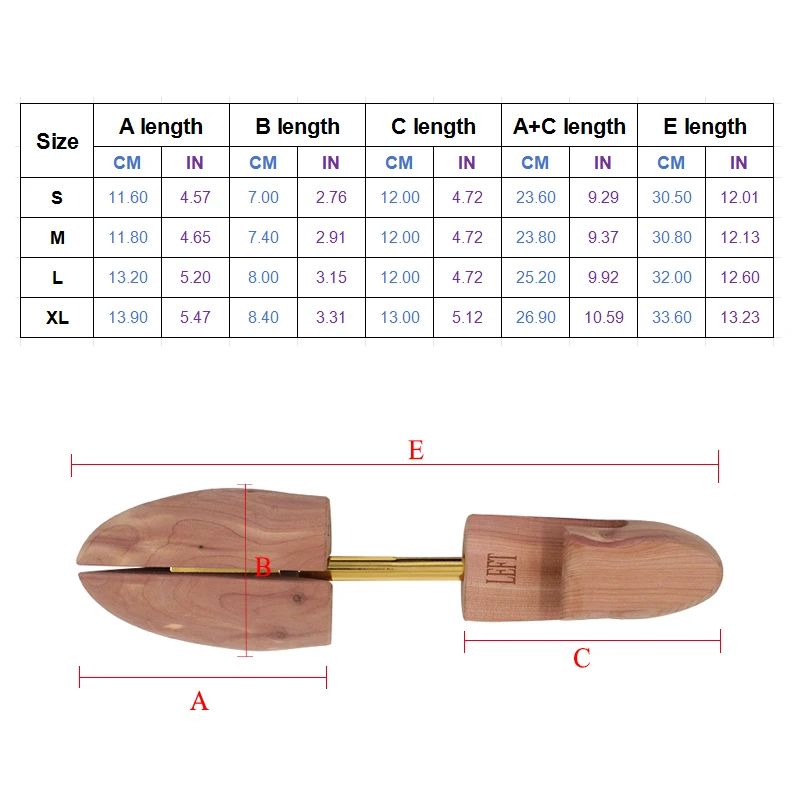 Cedar Shoe Tree, Shoe Trees for Men, Shoe Trees for Women, Shoe Trees for Sneakers, Shoe Widener, Shoe Shaper