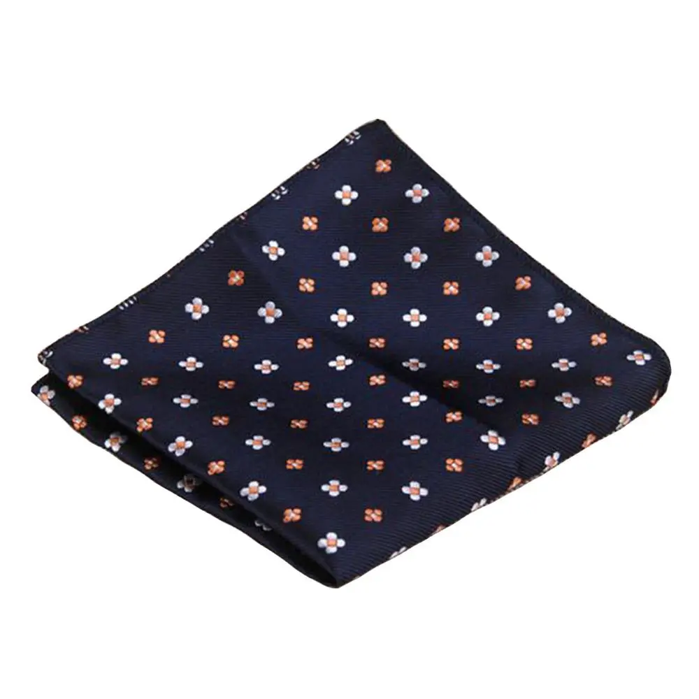 Floral Vintage Formal Suit Gentlemen Handmade Suit Accessories for Wedding Dress Party Handkerchief Hanky Pocket Square