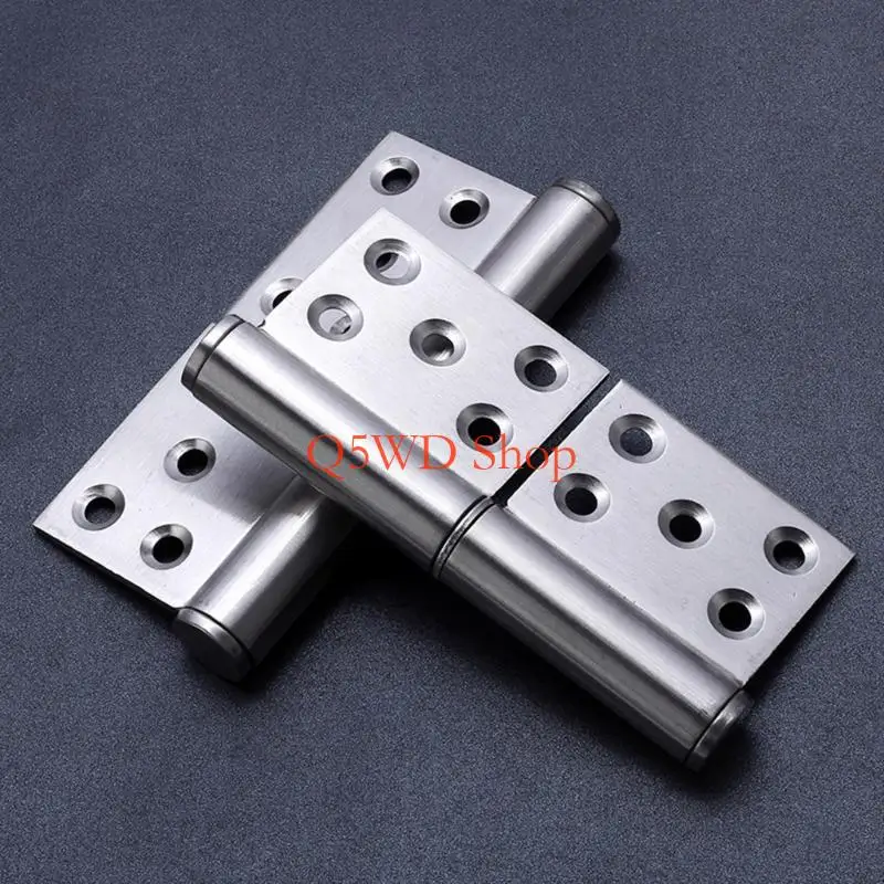 Q5WD Stainless Steel Flag Hinge Hardware Hinged Door Connector Drawer 5 Mounting Hole