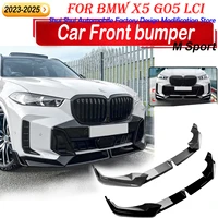 Divisor de Parachoques Delantero para BMW X5 G05 LCI 2023+, Juego de 3 Piezas, Estilo MP, Alerón, Kits de Carrocería, Protector, Accesorios Exteriores