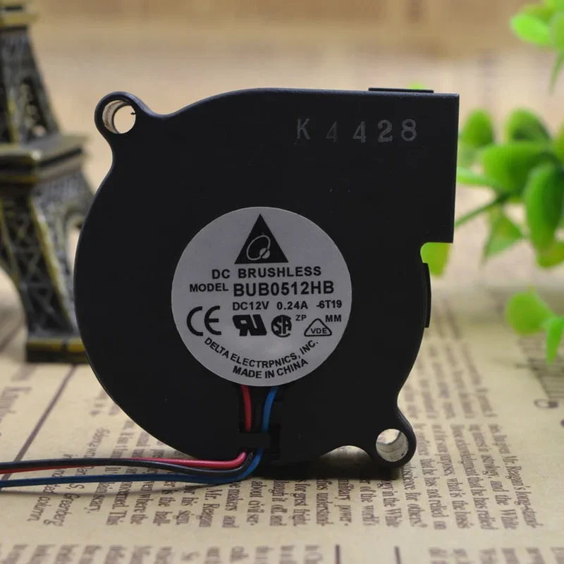Suitable for CPU radiator 3-wire cooling fan 50×50×15mm BUB0512HB5cm5015 12v 0.24A