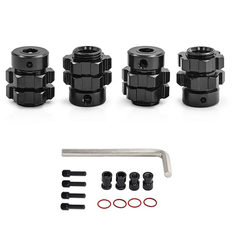 

A87I-For TRAXXAS 1/10 E-Revo E-Maxx T-Maxx Revo RC Car Accessories Extended Wheel Hex Hub Adapter 6469 Kit Upgrade