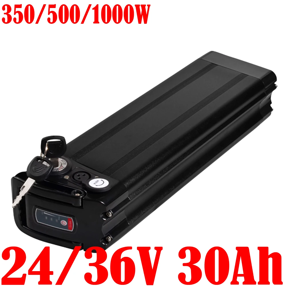 

Silver Fish ebike battery 36v 24v 20ah 25ah 30ah 35ah 40ah 45ah electric bicycle lithium battery For 500w 700w electric bike