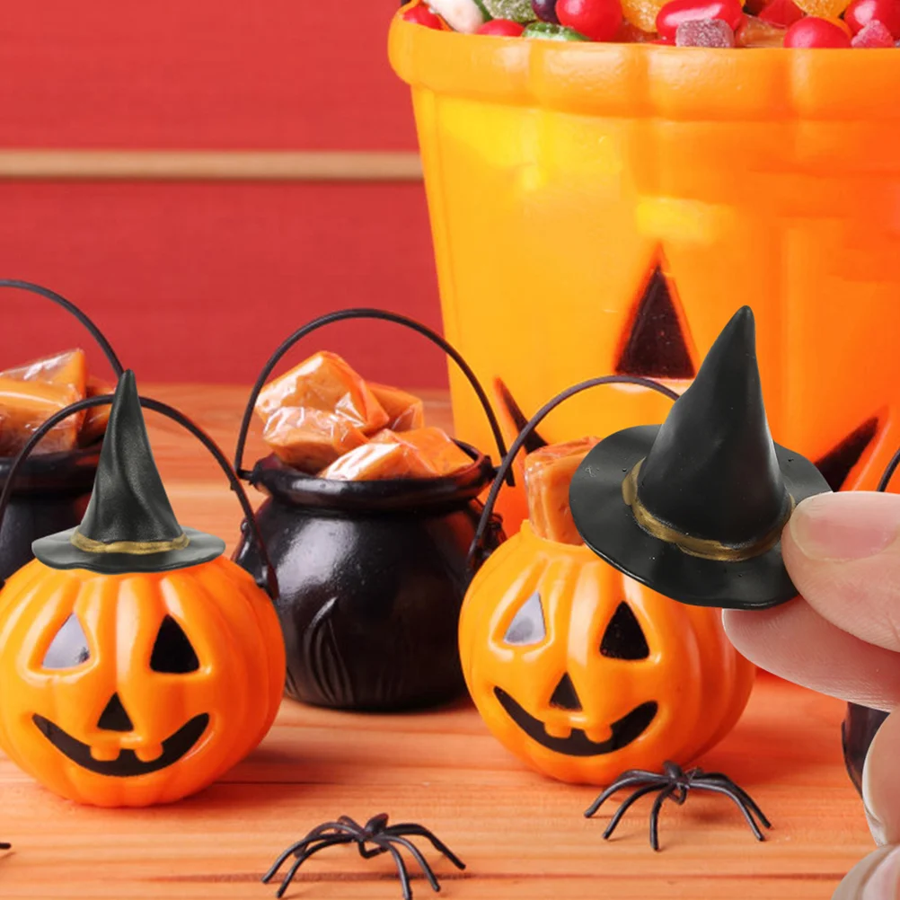 

12 Pcs Outdoor Hat Baby Halloween Party Favors Plastic Small Hats for Crafts