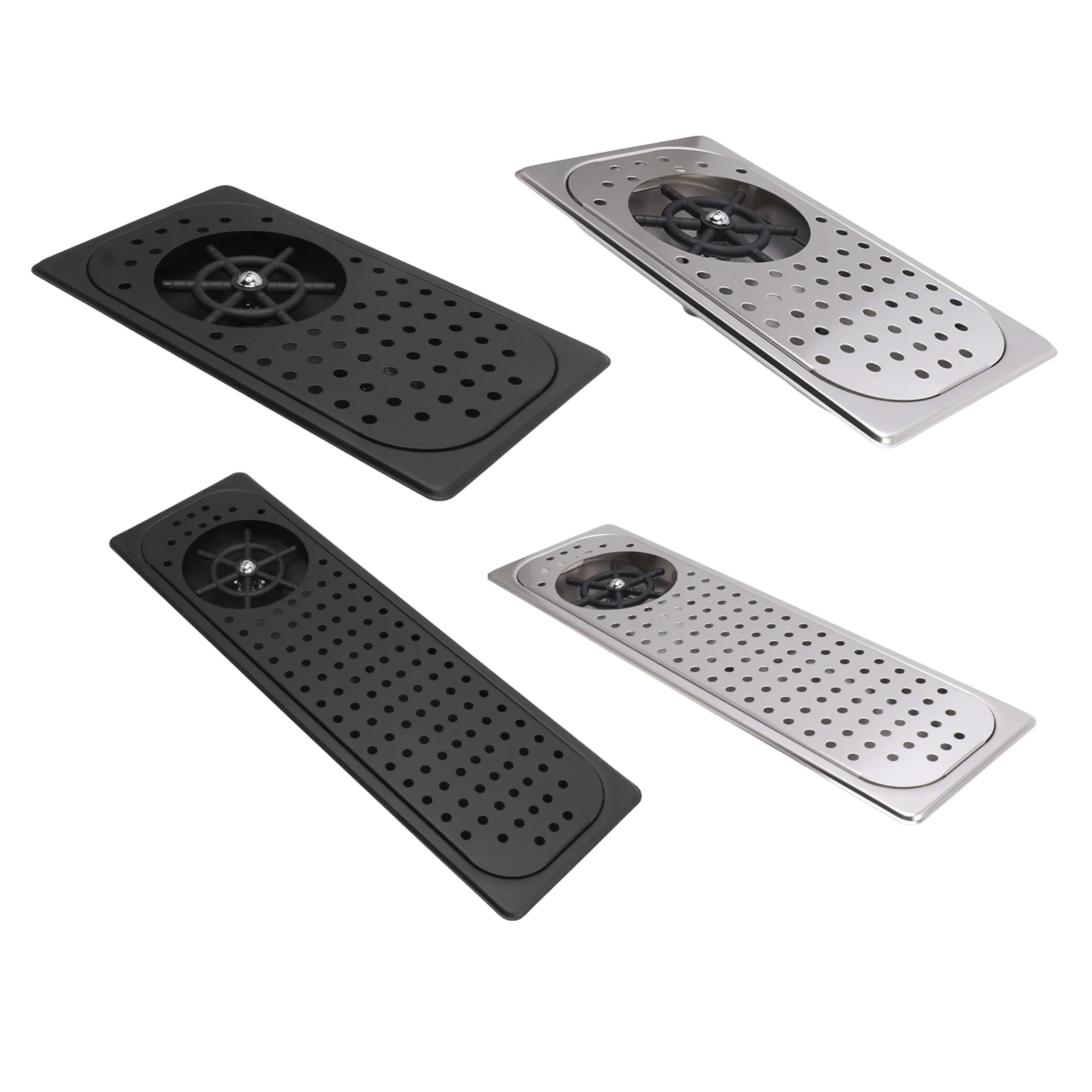 Pitcher Rinser Cup Washer Glass Cleaning Rinser High Pressure Washing With Drain Drip Tray Hose for Bar Coffee Shop