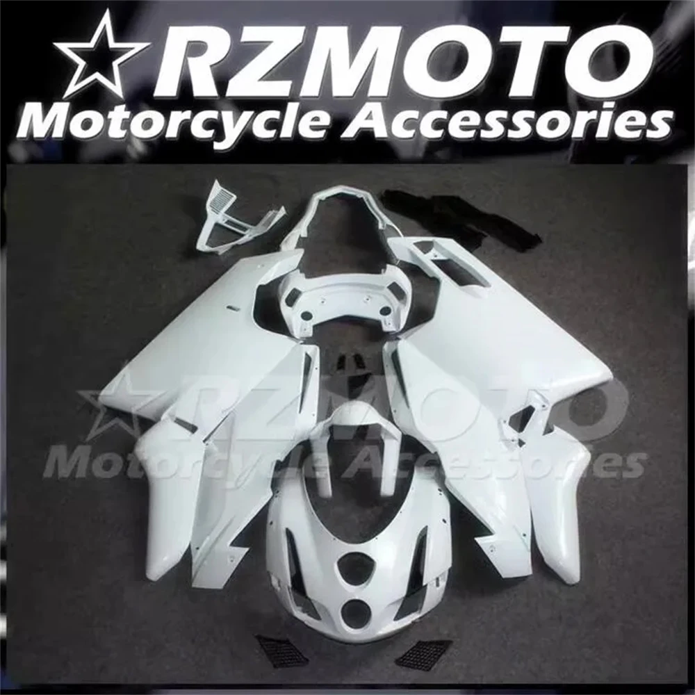 4Gifts New ABS Motorcycle Fairings Kit Fit for Ducati 749 999 2003 2004 2005 2006 03 04 05 06 Bodywork Set White Shiny