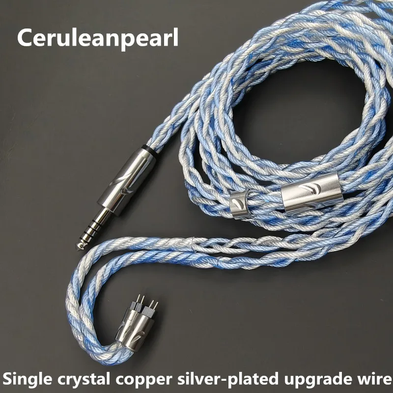 

Ceruleanpearl HIFI OCC Fever grade custom 7N graphene single crystal copper silver mmcx 0.78a2dc ie400 headphone upgrade cable