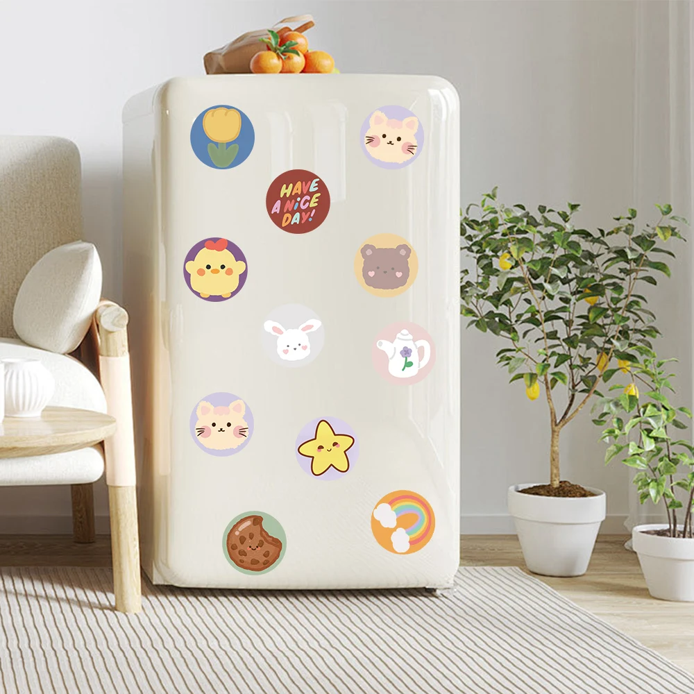 500 pçs-rolo estilo dos desenhos animados coreano adesivos para notebook capacete scrapbook diário incentivar adesivo escola recompensa presente decoração