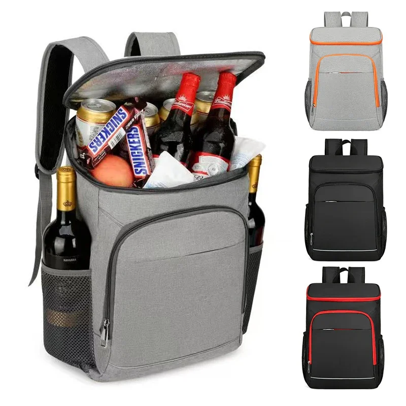 

Cooler Backpack Leakproof Insulated Refrigerator Lunch Bag Outdoor Camping Hiking Picnics Beach Bags Ice Beer Food Storage Bags