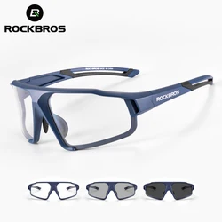 ROCKBROS Photochromic Cycling Glasses Bicycle Glasses Sports Men's Sunglasses MTB Road Cycling Eyewear Bike Protection Goggles