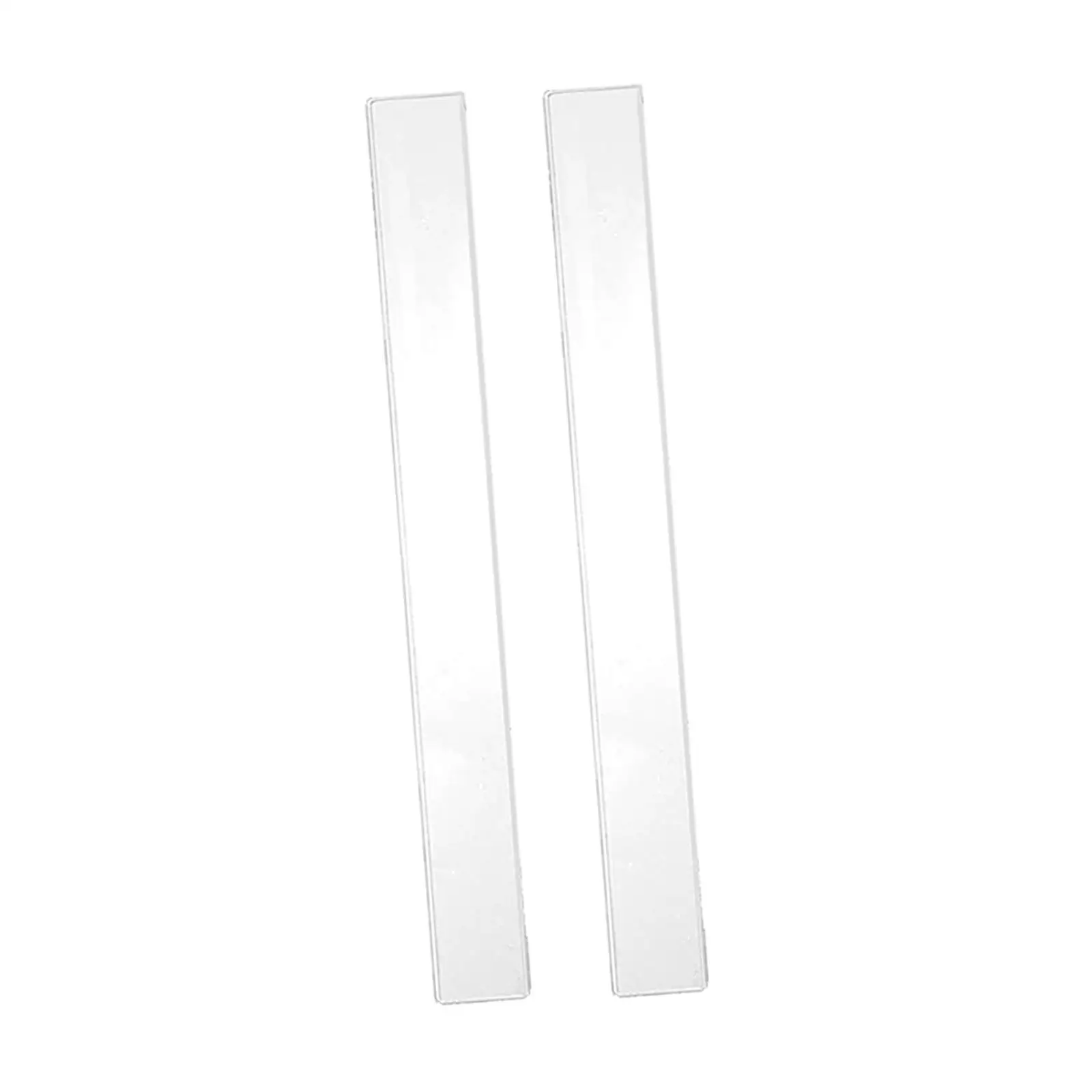 2Pcs Rolling Pin Guides Reusable Food Grade Kitchen Must Have 2mm Thickness Balance Ruler for Cake Noodles Biscuits Pies Baking