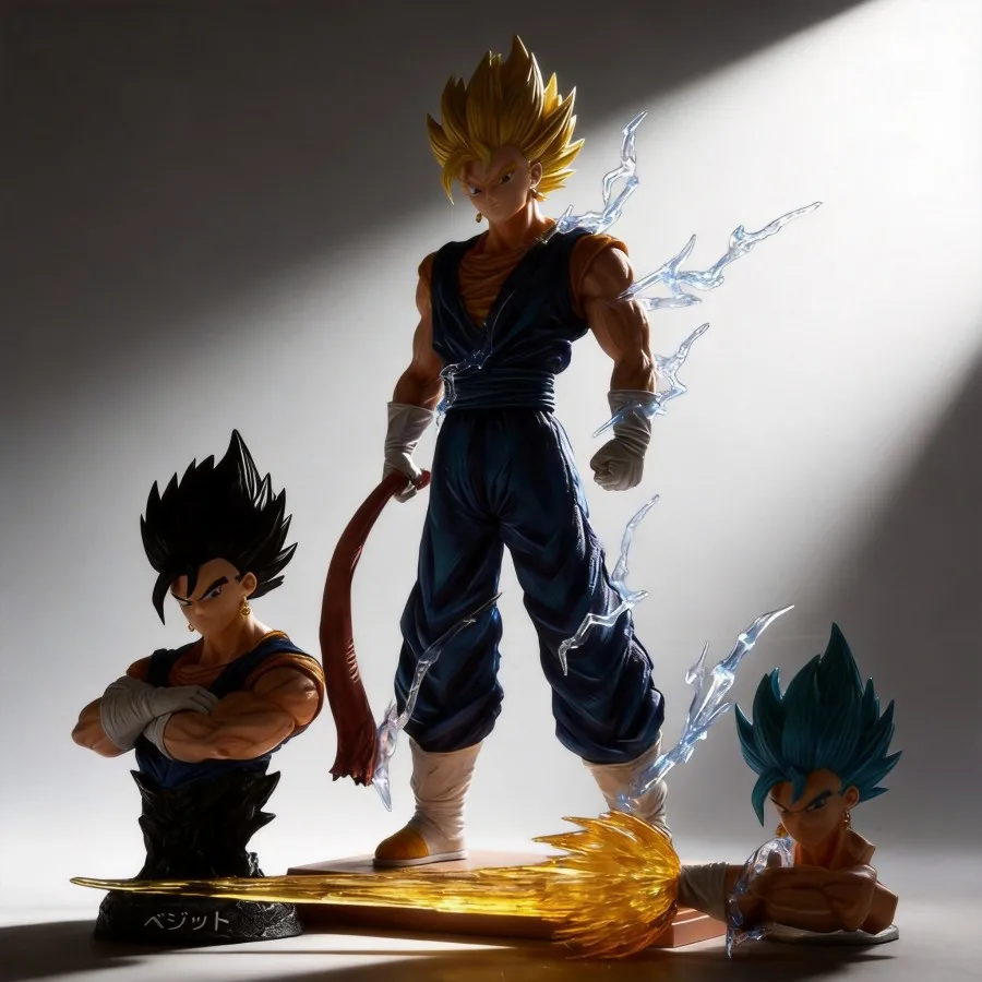 

Фигурка Dragon Ball Z Готен, 32 см, GK, модель с тремя головами, статуэтка, коллекционная аниме-фигурка, украшение, подарок