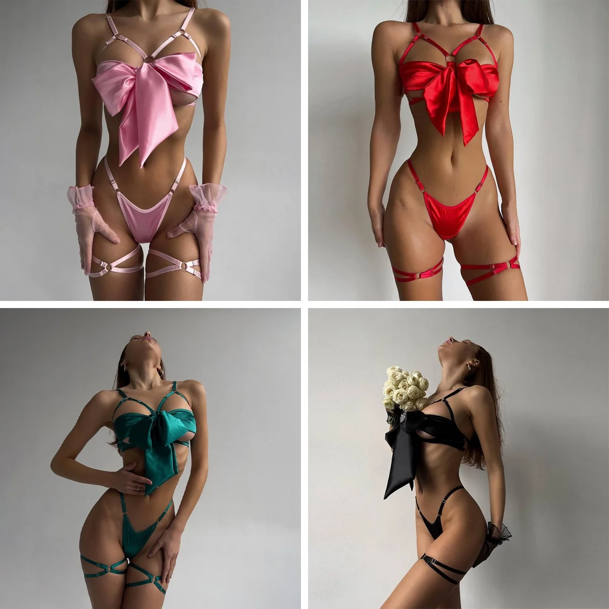 

Women's Sexy Lingerie Set Exotic Sensual Sleepwear Panties Suit Adult Costume Sexy Underwear for Romantic Evening