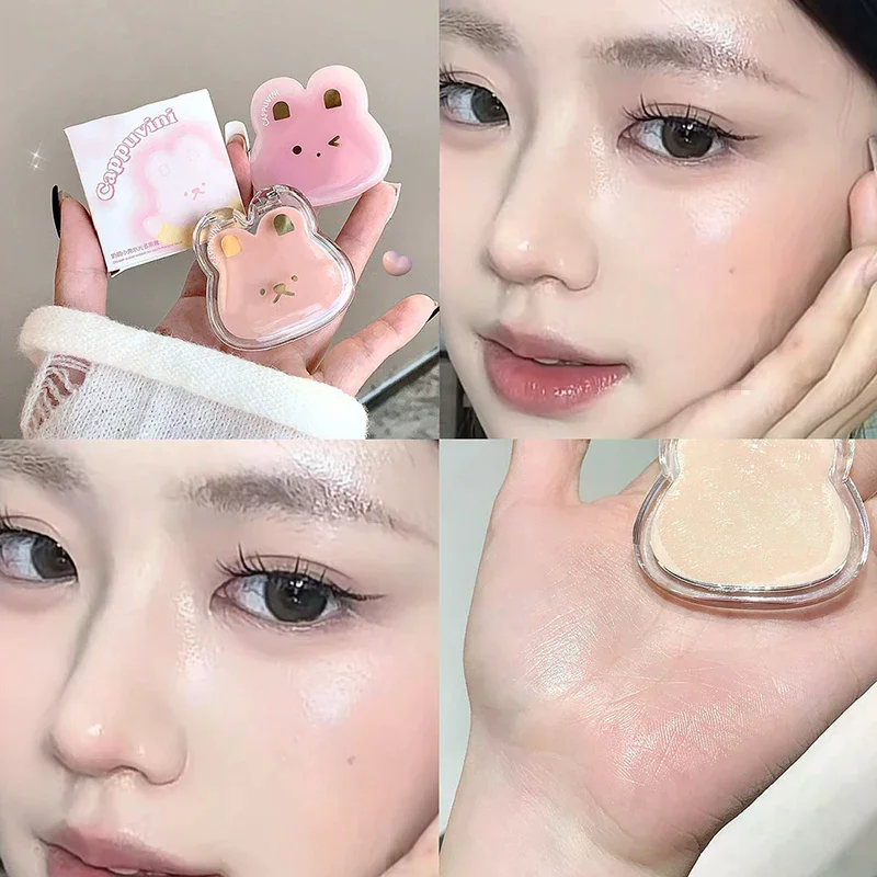 Water Gloss Cheek Cream Monochrome Blush Paste Mud Purple Orange Tint Brighten Lips Cheek Contour Rouge Waterproof Makeup Blush
