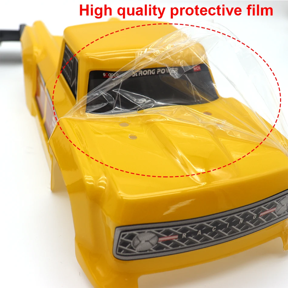 Baoblaze Coque RC Avec Roues Et Amortisseur – Pour WLtoys 144001 1/14 – Kit Modif DIY, Solide, Look Racing