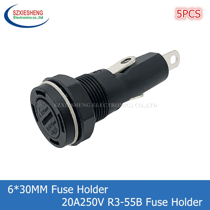 5 шт., блок предохранителей, 6 х30 мм