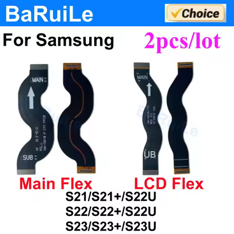 2pcs Motherboard Charging Connect Flex For Samsung S21 S22 Ultra S23 Plus LCD Display Connect Main board Extend Cable Ribbon