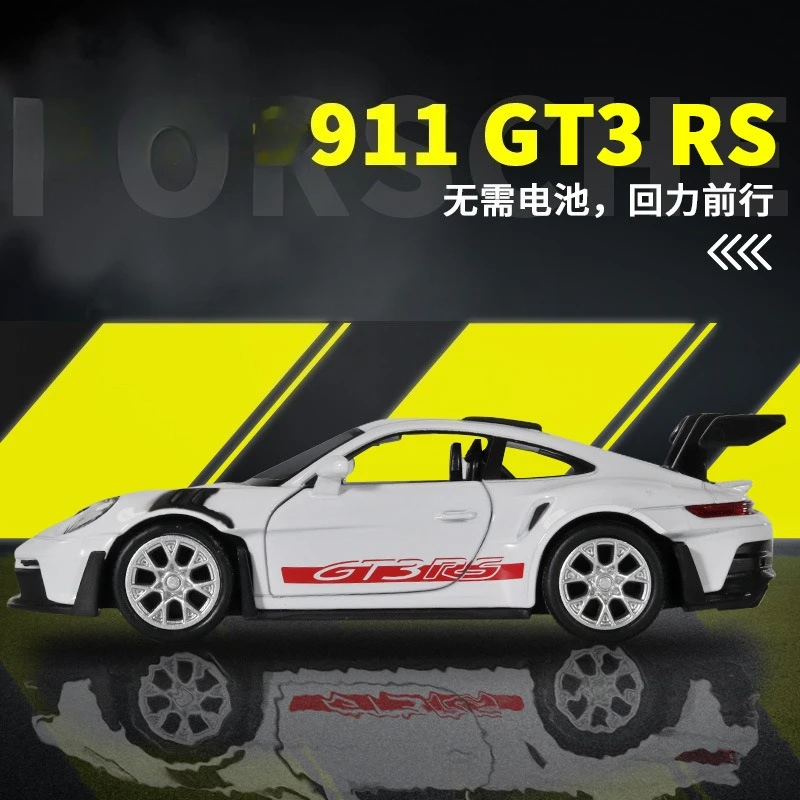 1:36 Bronco 911 GTS RS REVUELTO modèle de voiture en alliage de Simulation retirer garçon modèle de voiture jouet pour enfants ornement cadeau