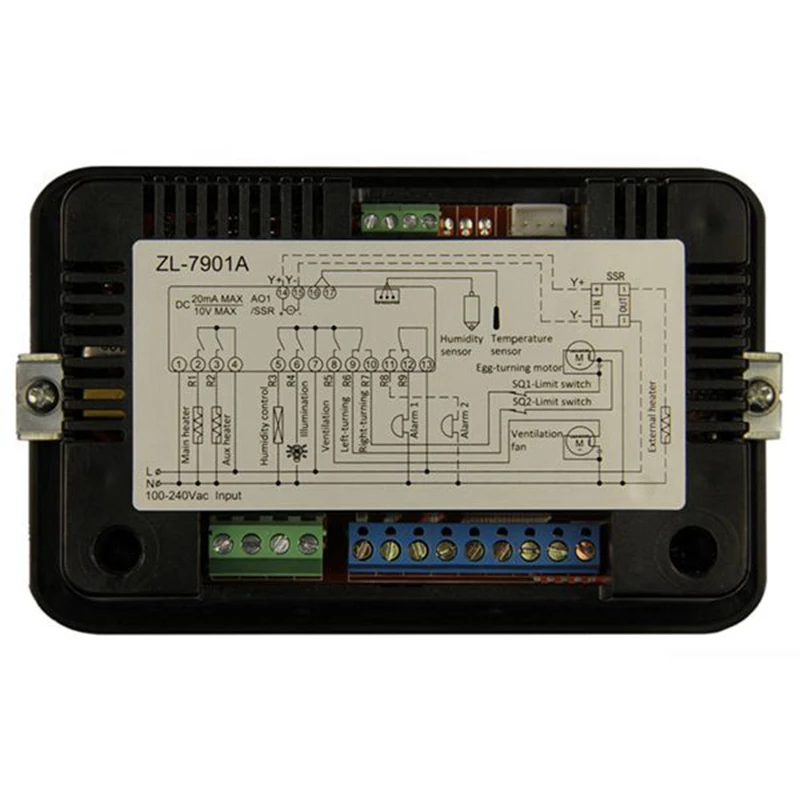 LICircTECH, ZL-7901A, par KampVac, PID, Incubateur automatique multifonctionnel, Contrôleur d'incubateur, Incubateur d'humidité de la température