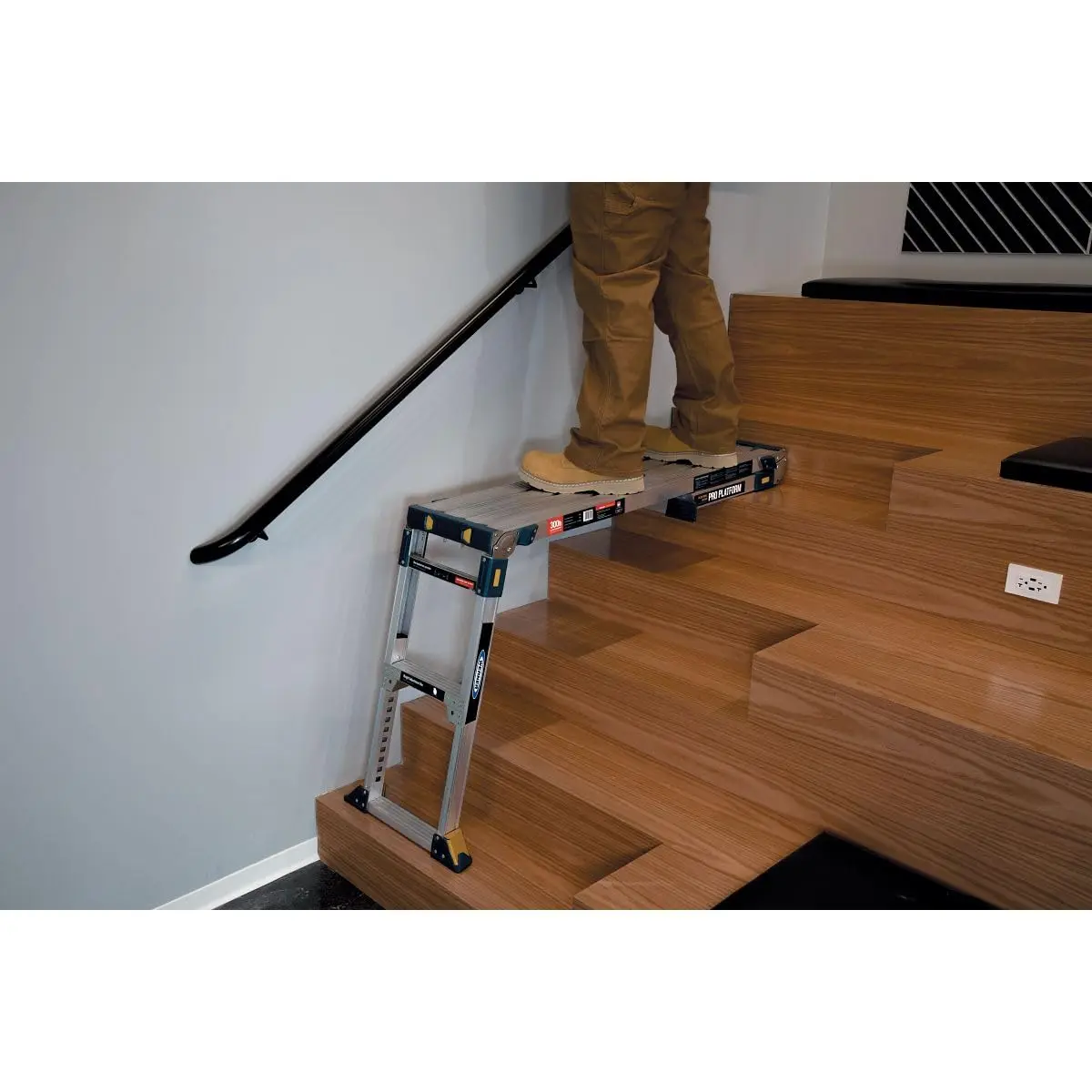 Werner 79023 Verstellbare Pro Arbebühne Work & Access، Silber، Einheitsgröße #2