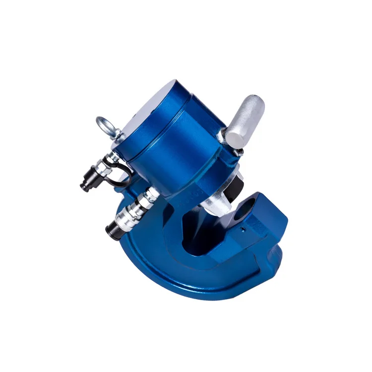 Portable Busbar Punching Machine, Dual Circuit Copper Aluminum Busbar Quick Puncher for Power Engineering SH-100