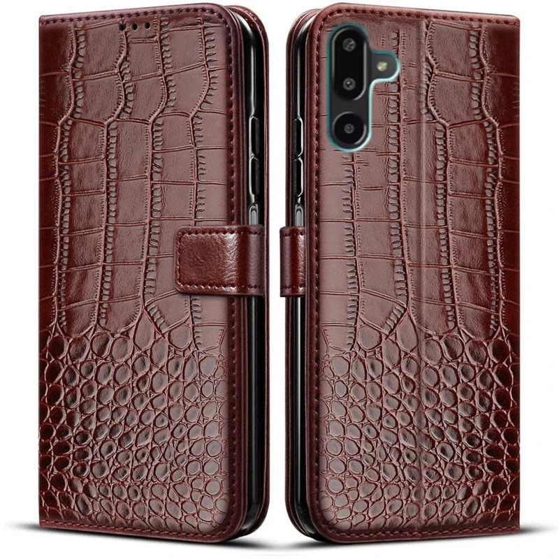 Flip Leather Case FOR Samsung Galaxy Wide 8 6.66" Galaxy M16 M06 SM-M166P SM-M066B Card Holder Phone Cover Magnetic Coque