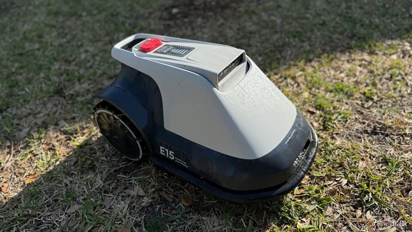 

BRAND NEW eufy Robot Lawn Mower E15, Max 0.2 Acres,Cutting Height 1"-3", Quick Set-up,Ride-on Edge Cutting,Multi-Zone managemen